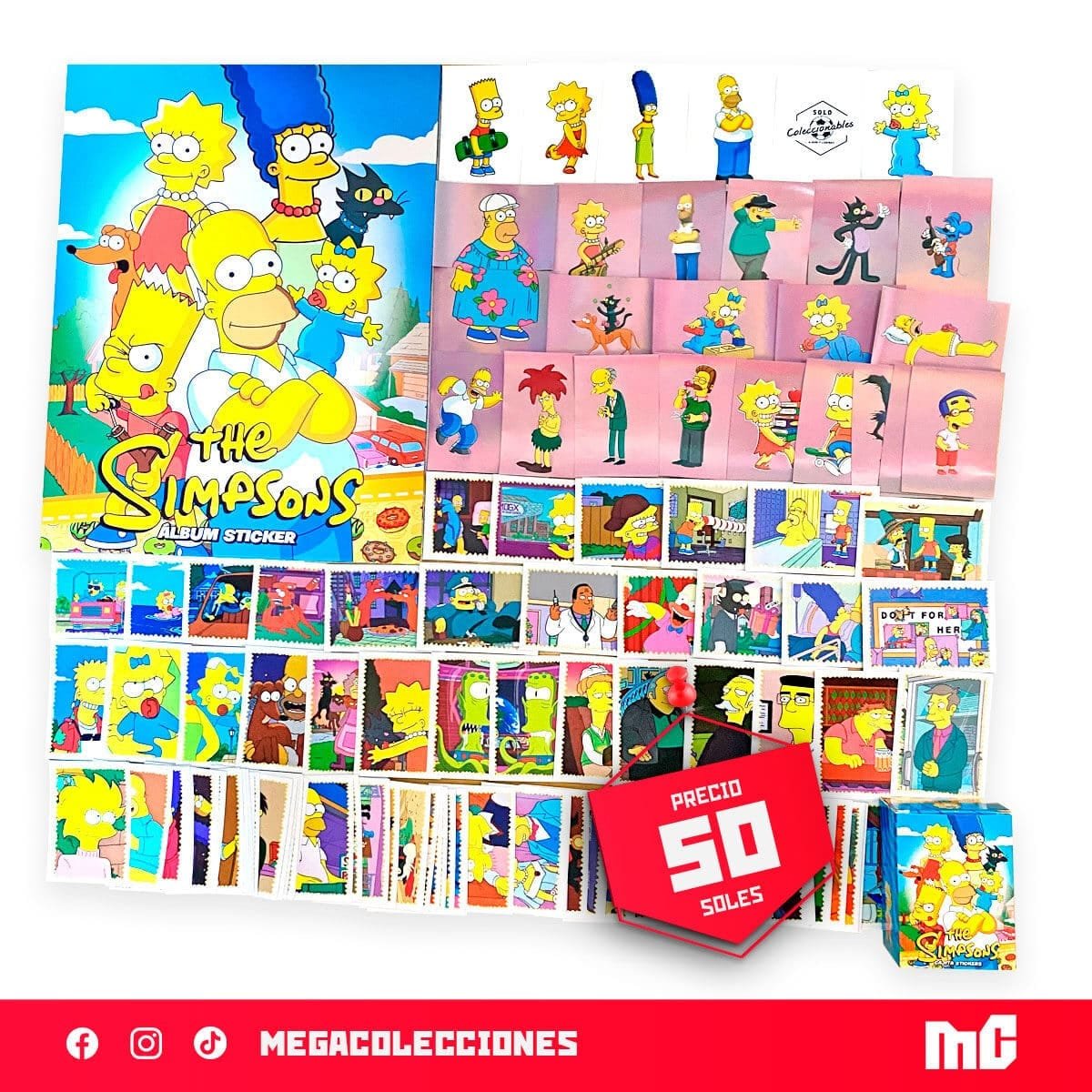 Álbum Los Simpsons + Set completo