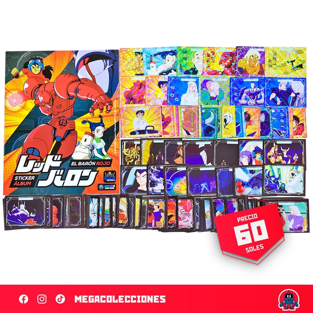 Álbum Baron Rojo + Set completo de figuras para pegar