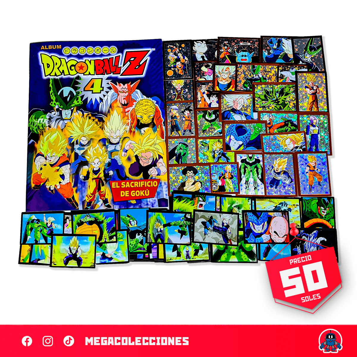 Álbum Dragon Ball Z4 (Reedición Salo) + Set completo
