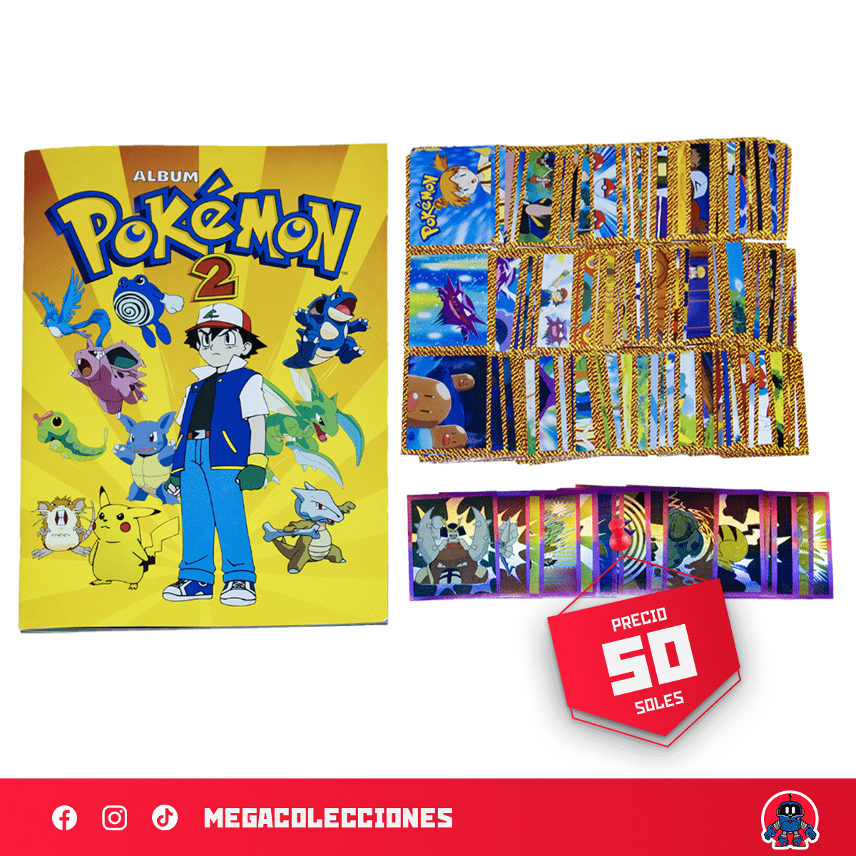 Álbum Pokémon 2 (Reedición Salo) + Set completo