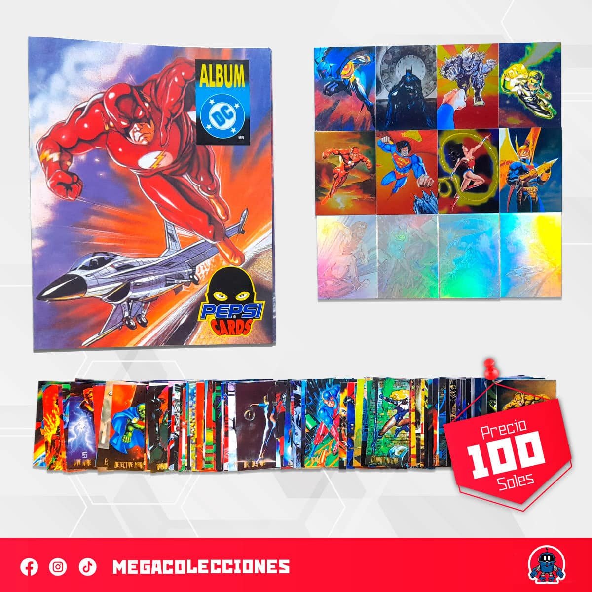 Colección completa Pepsicards DC (Reedición)