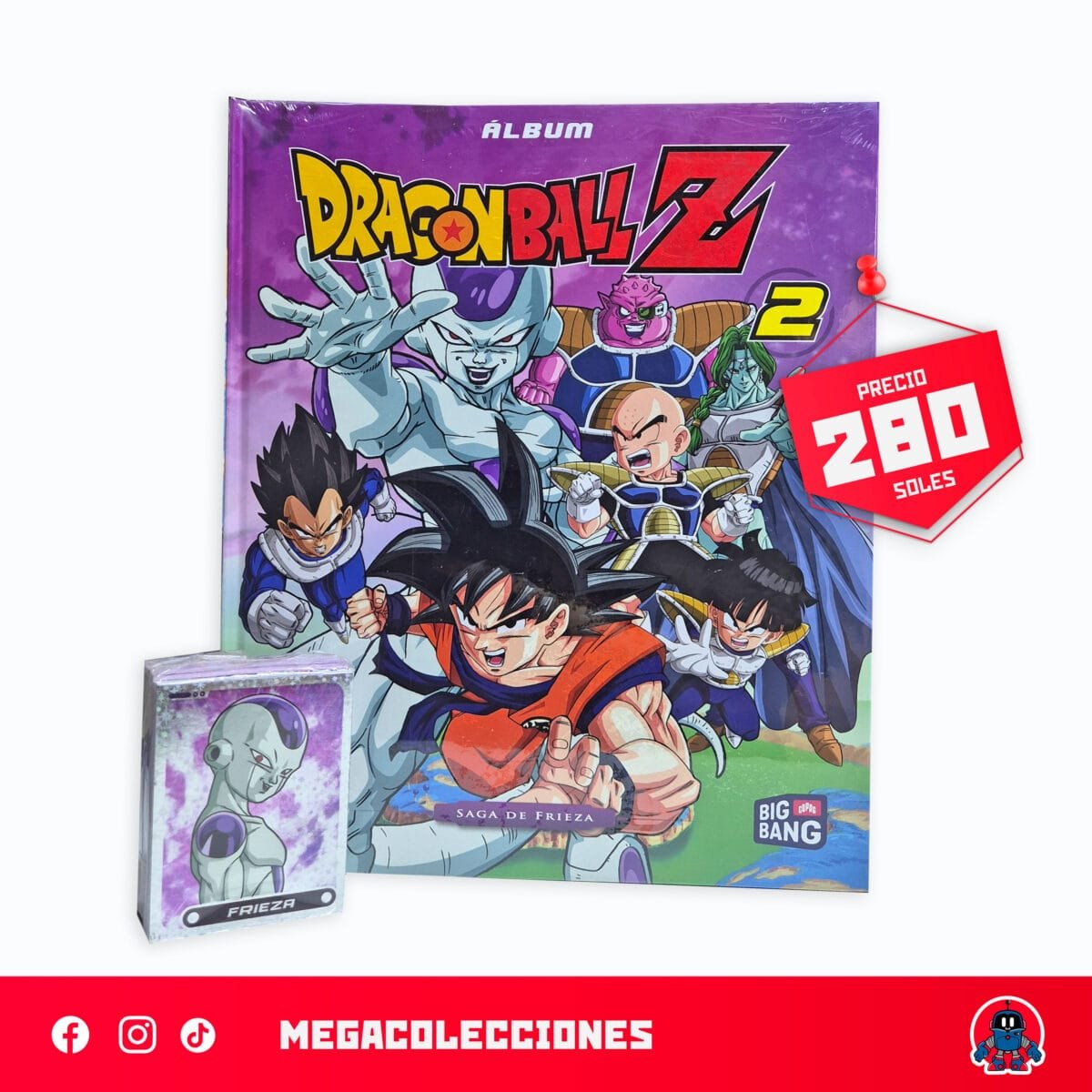 Álbum Tapa Dura Dragon Ball Z2 (Editorial Big Bang) + Set completo
