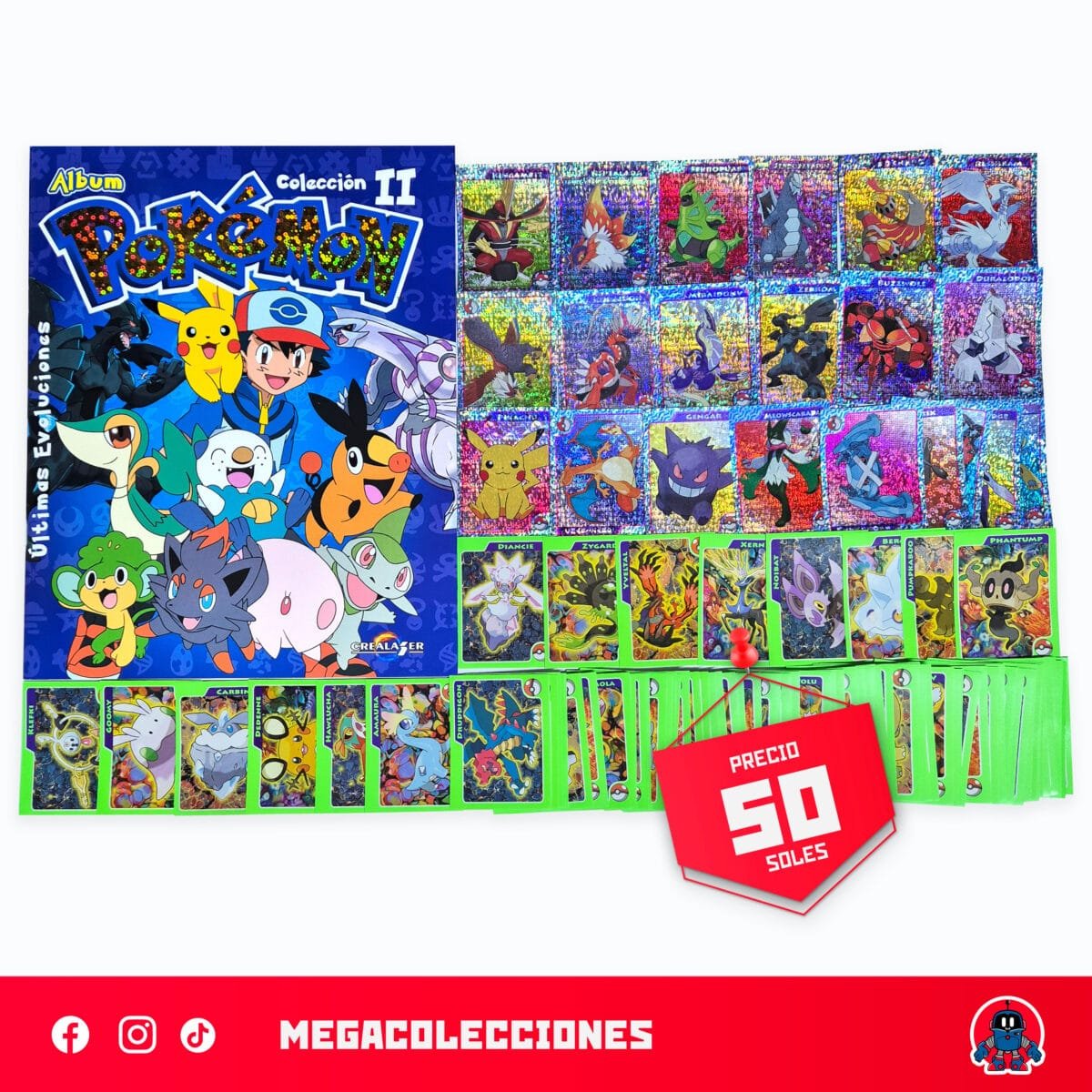 Álbum Pokémon: Últimas Evoluciones Vol. 2 + Set completo
