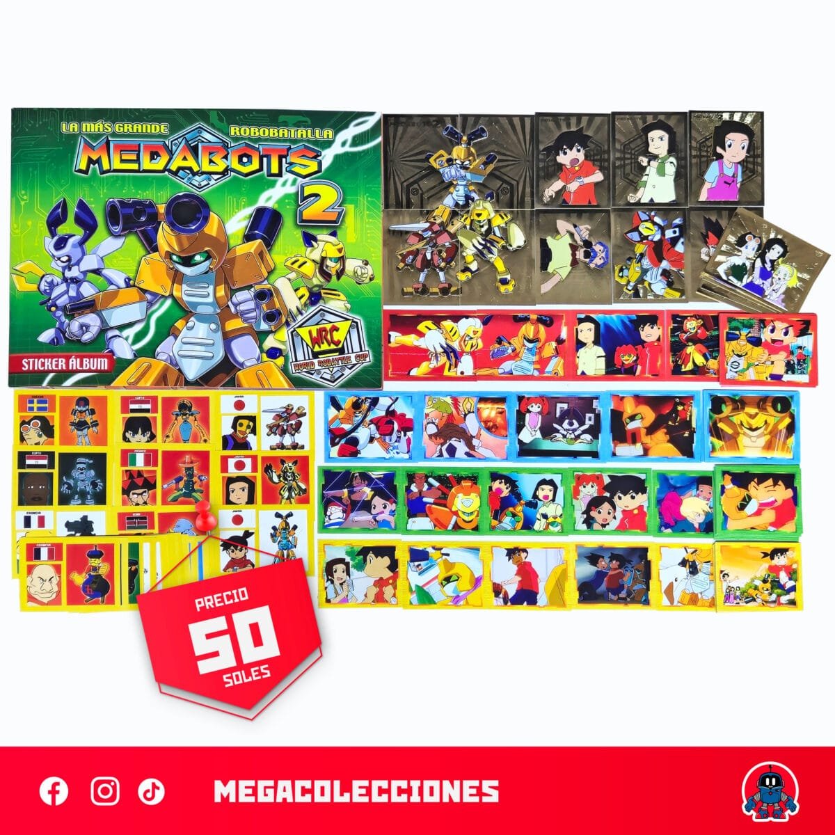 Álbum Medabots 2 + Set completo