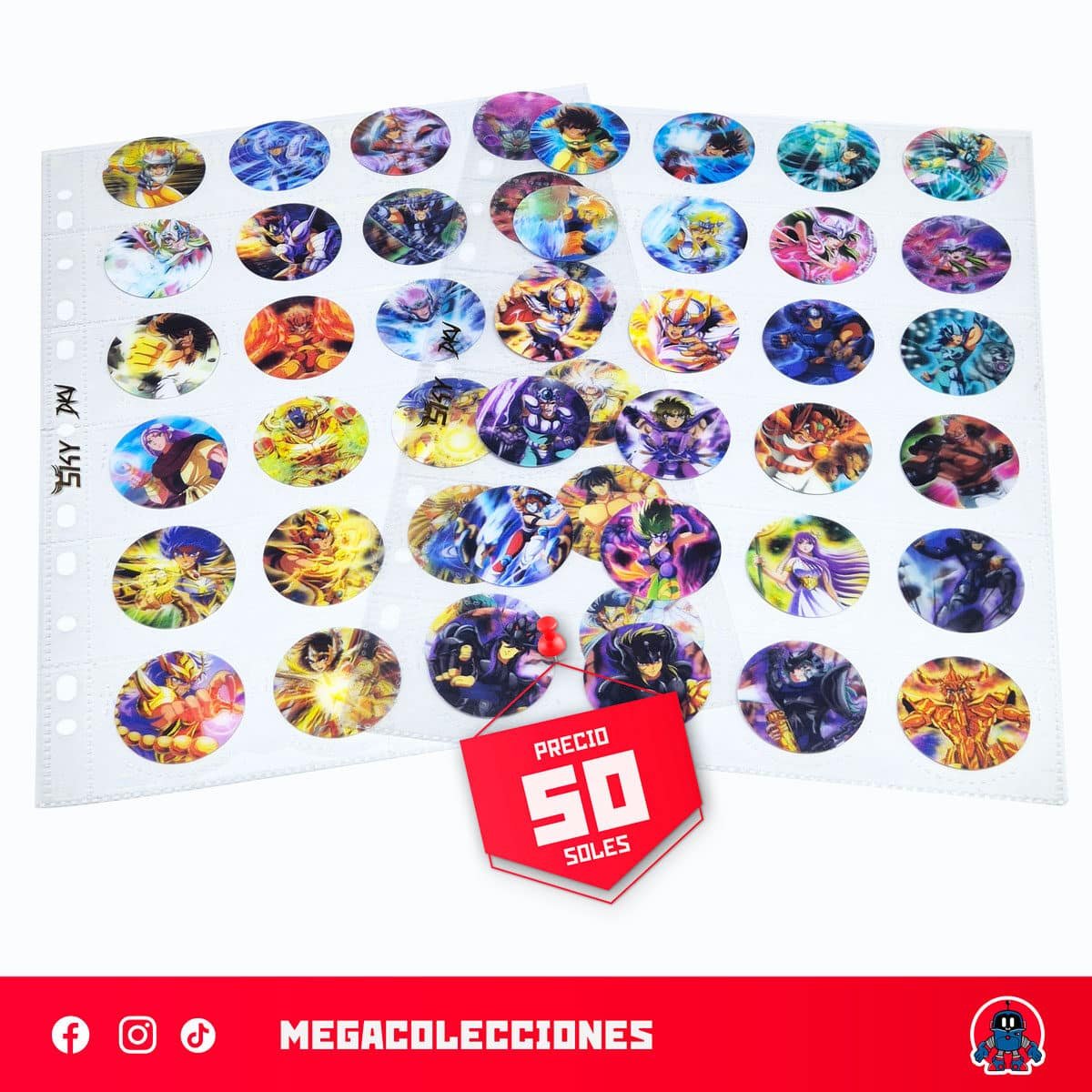 Taps de los Caballeros del Zodiaco Vol.3 (Set completo)