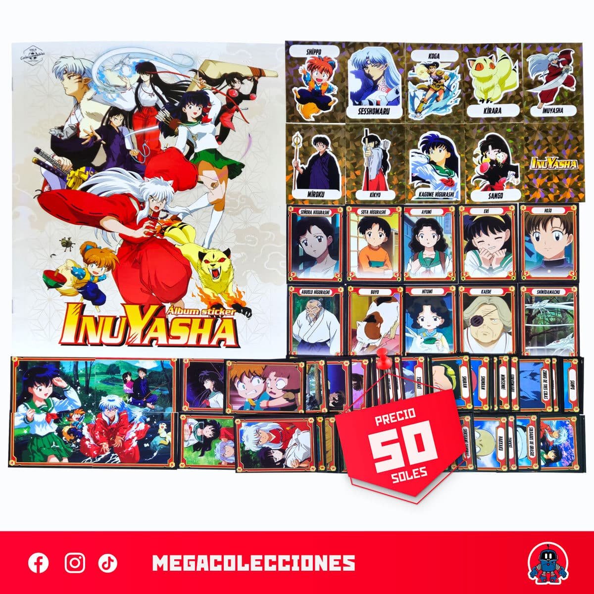 Álbum Enciclopedia Inuyasha + Set completo