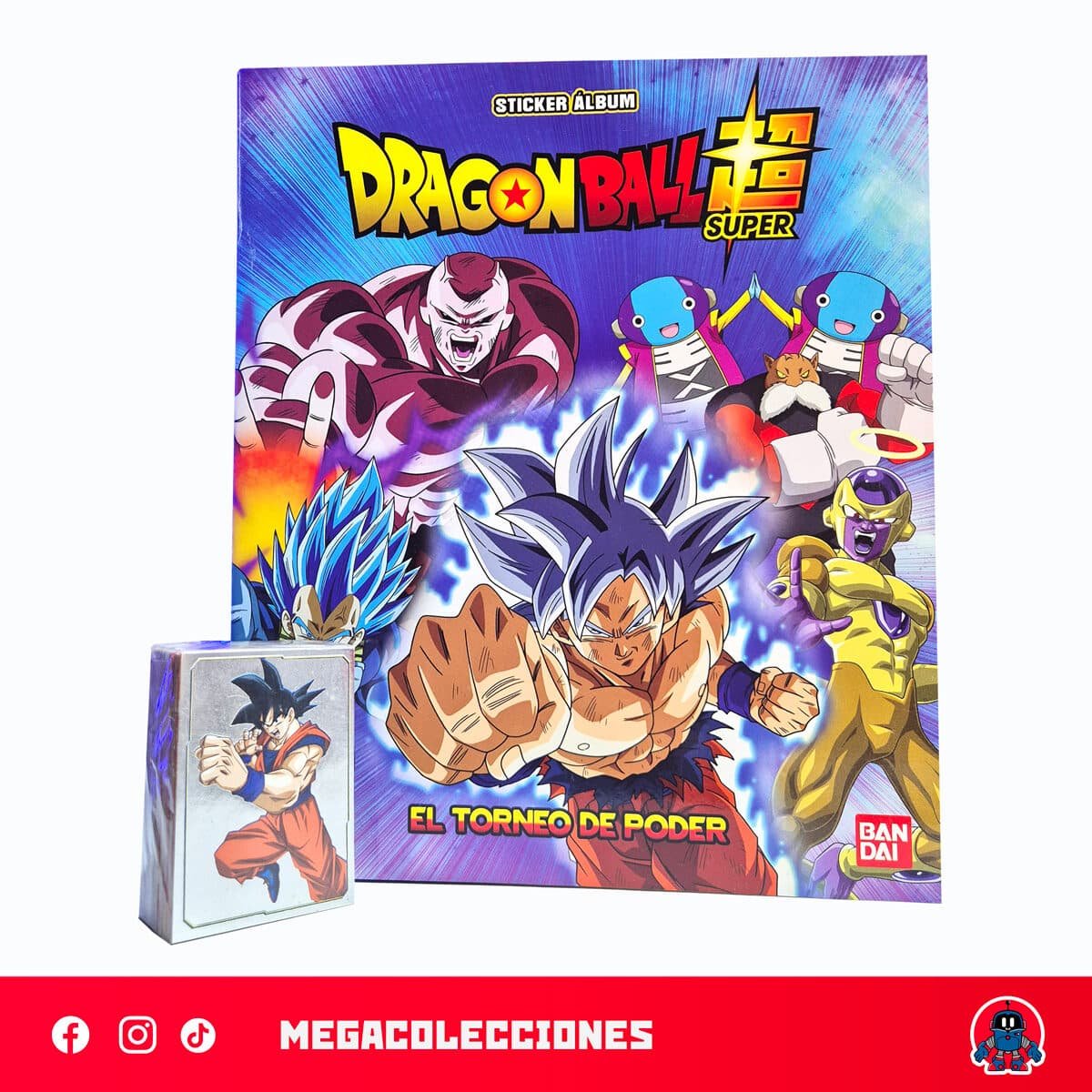 Álbum Dragon Ball Super “El Torneo del Poder” + Set completo de figuras para pegar