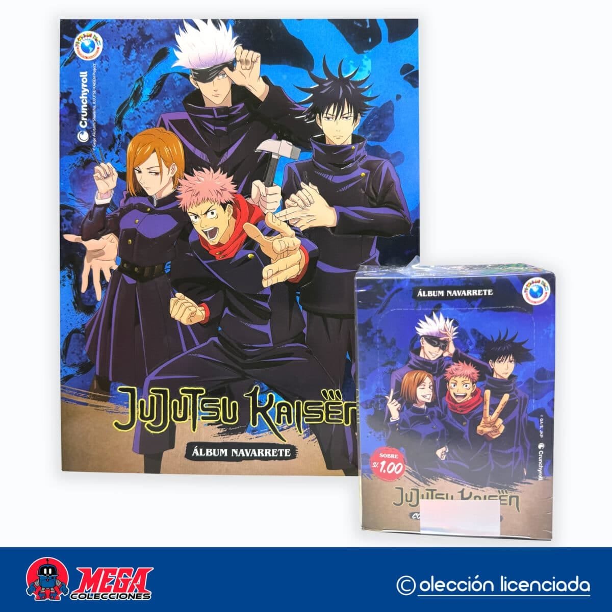 Álbum Jujutsu Kaisen (Navarrete) + Paquetón de 50 sobres
