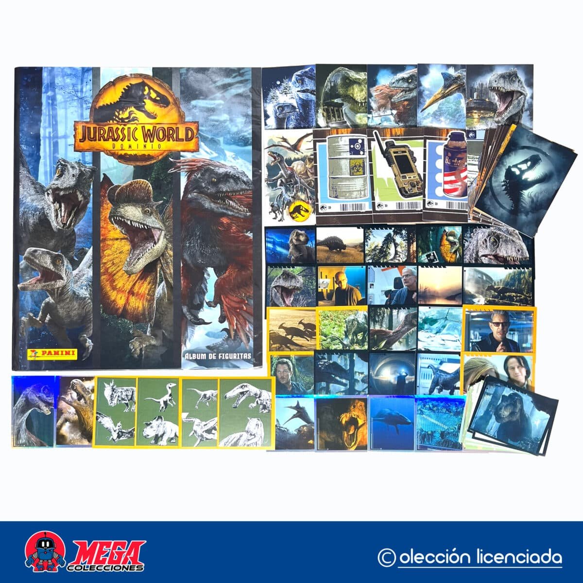 Álbum Jurassic World Dominio (Panini) + Set completo