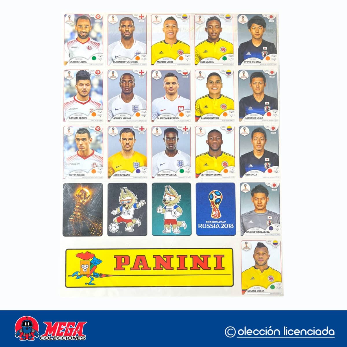 Set de actualización Mundial Russia 2018 Panini