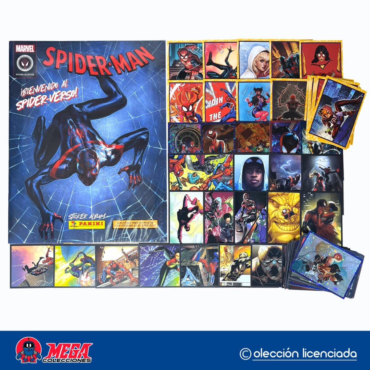 Álbum Spiderman in to Spiderverse + Set completo