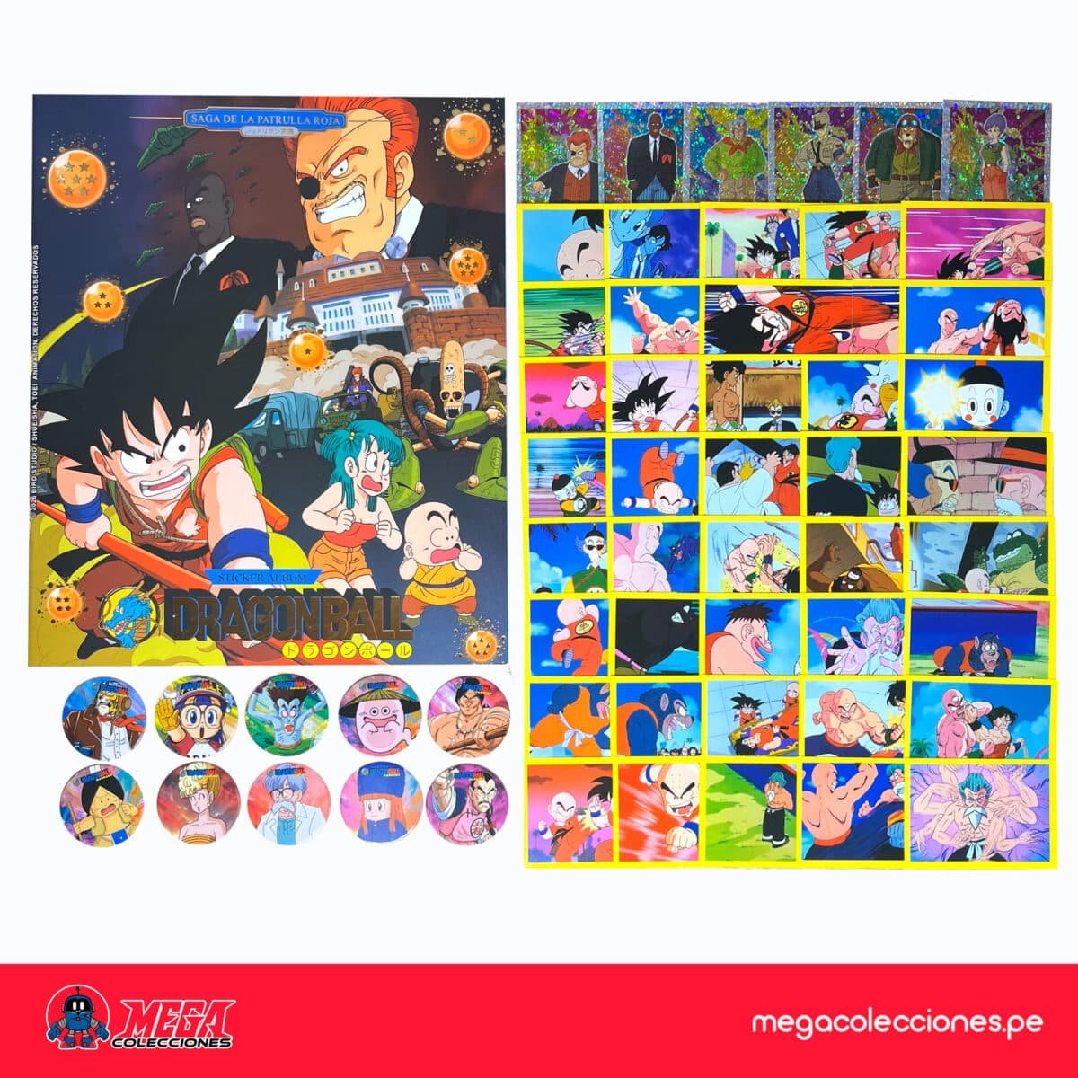 Álbum Tapa Blanda Dragon Ball 2: Saga Patrulla Roja + Set completo
