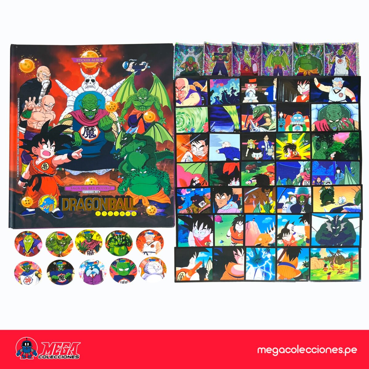 Álbum Tapa Dura Dragon Ball 3: Saga del Rey Piccolo + Set completo