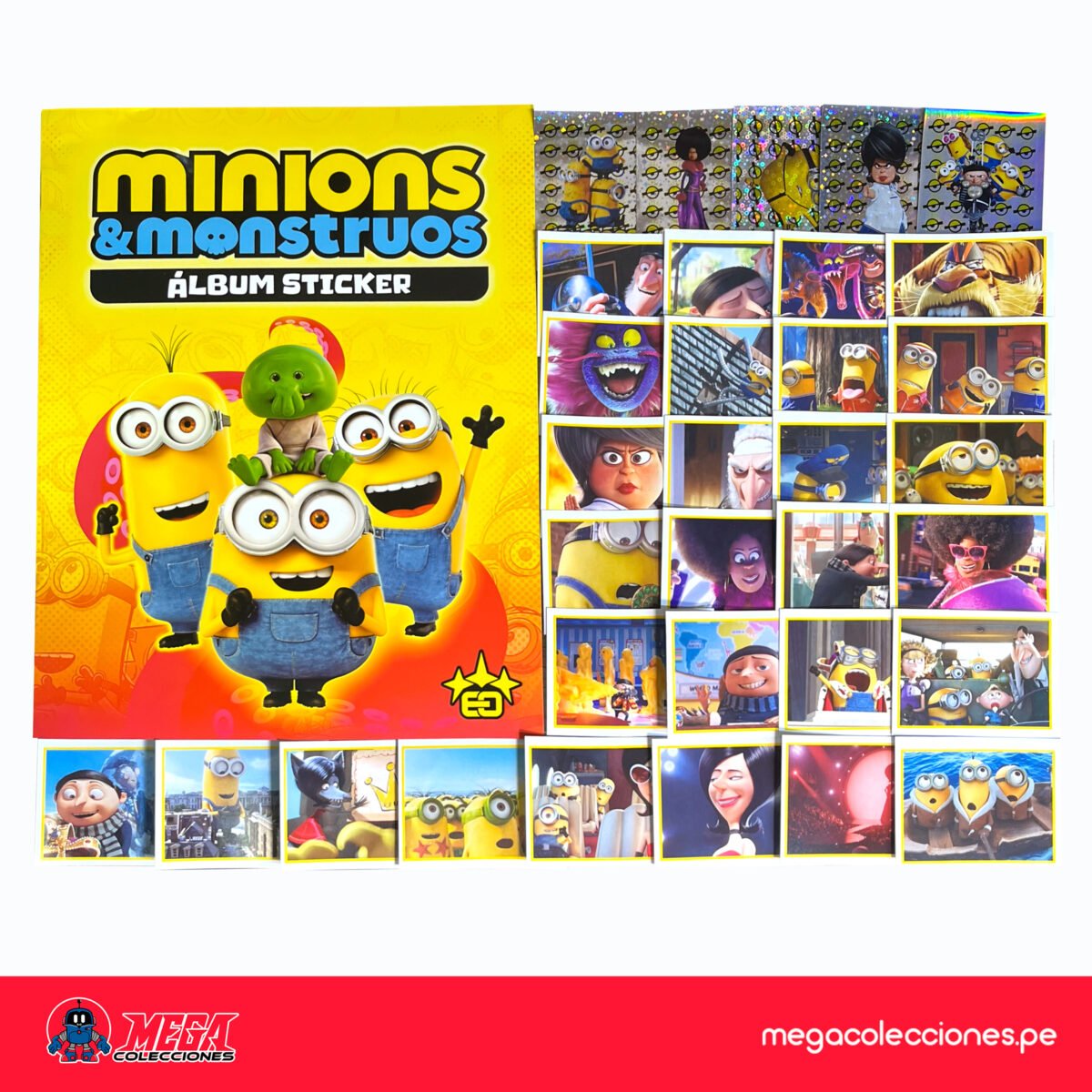 Álbum Minions y Monstruos + Set completo